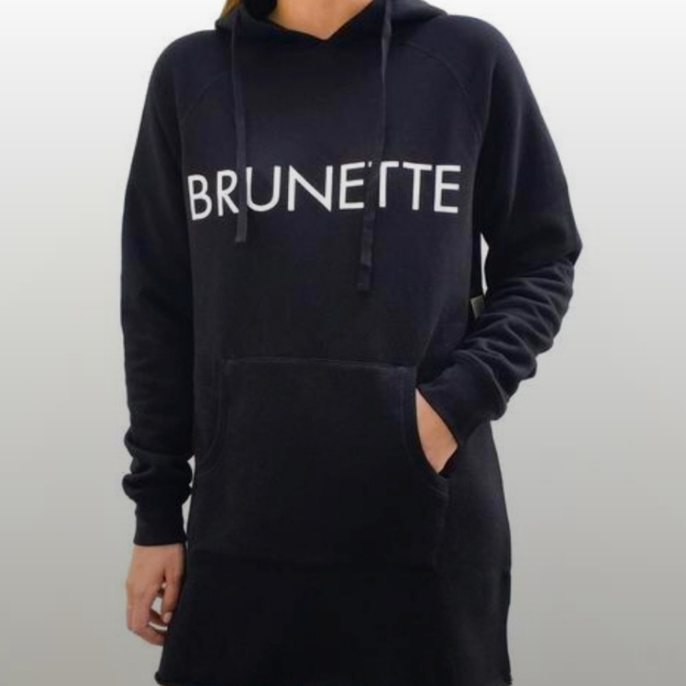 Brunette The Label over-sized Hoodie Sweater Dress